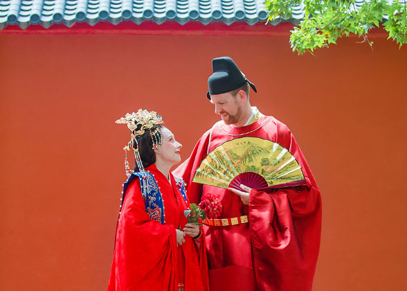 Wearing Chinese Hanfu