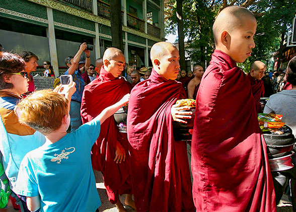 Alms-giving Ceremony
