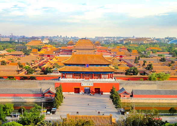 Panoramic View of the Forbidden City