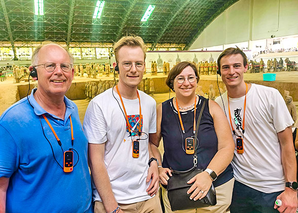 Our Guests at the Terracotta Army Museum